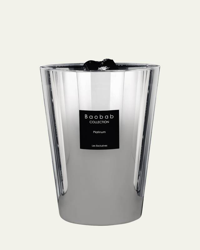 Les Exclusives Platinum Scented Candle, 9.4"